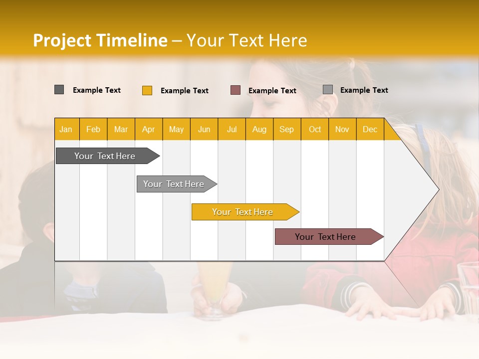 Three Autumn Mom PowerPoint Template