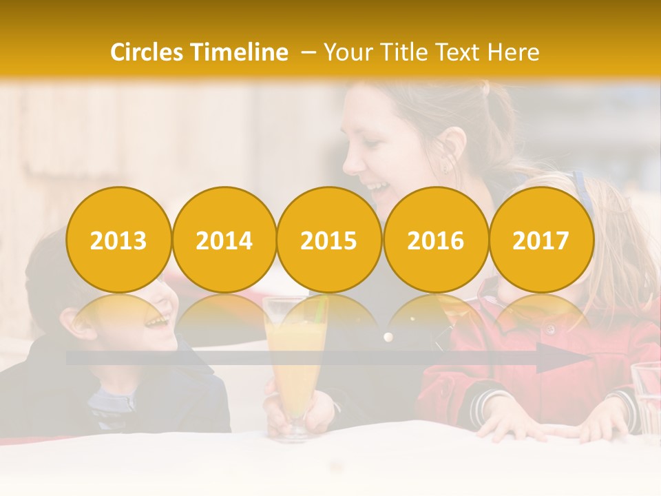 Three Autumn Mom PowerPoint Template