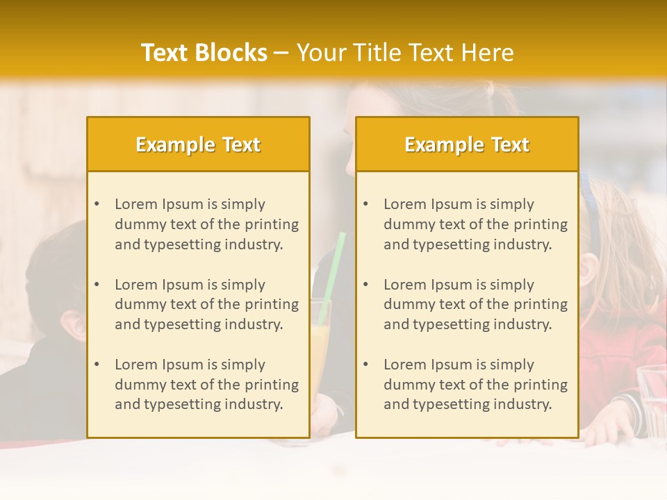 Three Autumn Mom PowerPoint Template