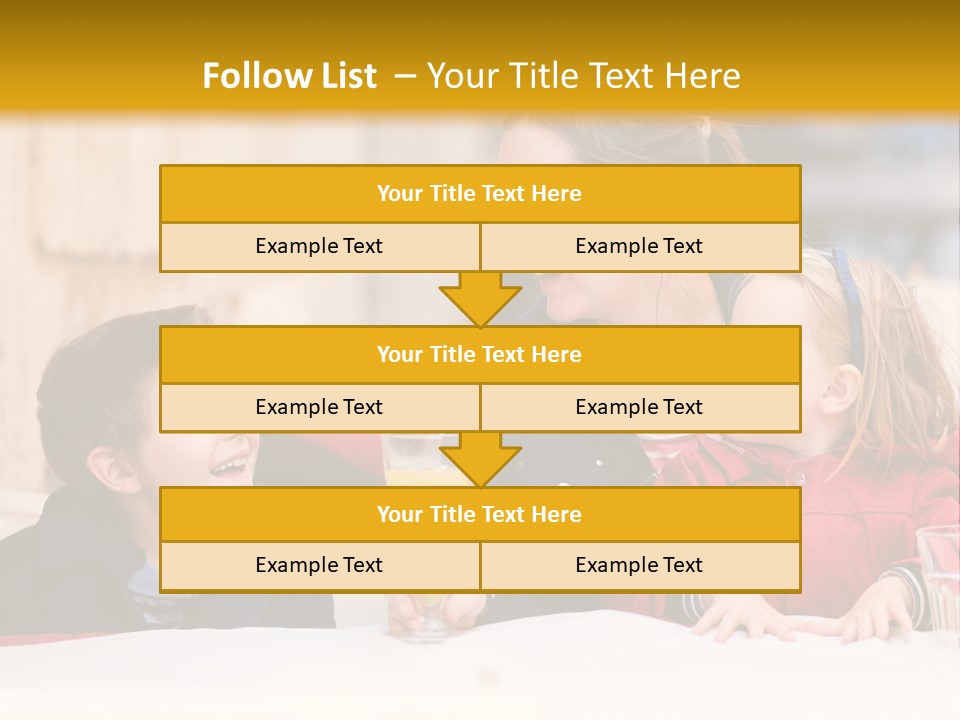 Three Autumn Mom PowerPoint Template