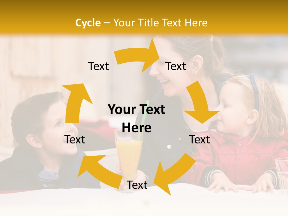 Three Autumn Mom PowerPoint Template