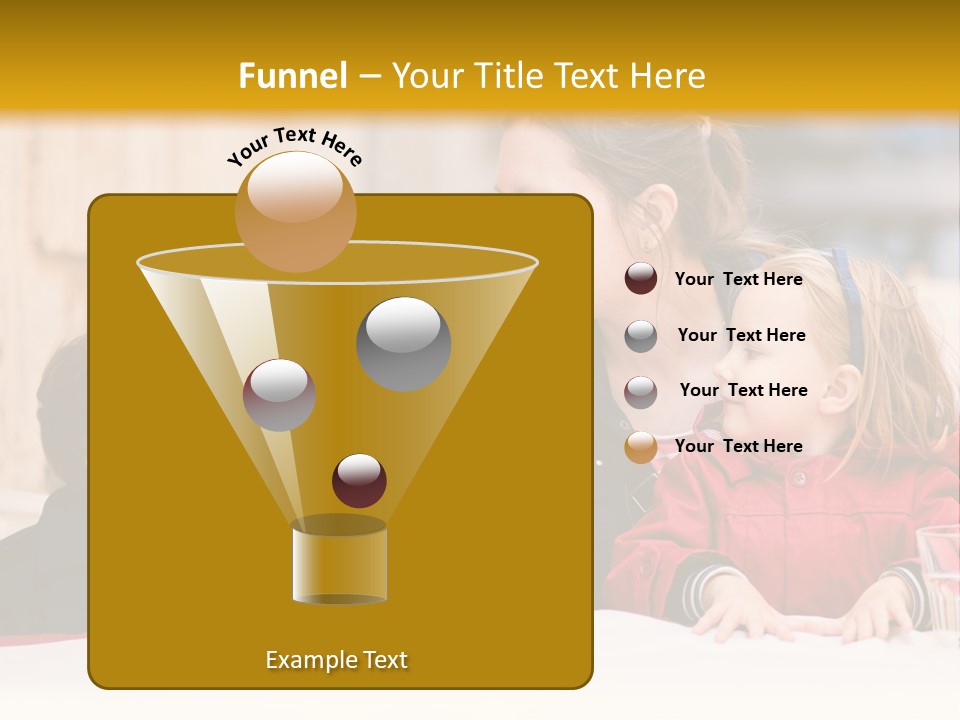 Three Autumn Mom PowerPoint Template