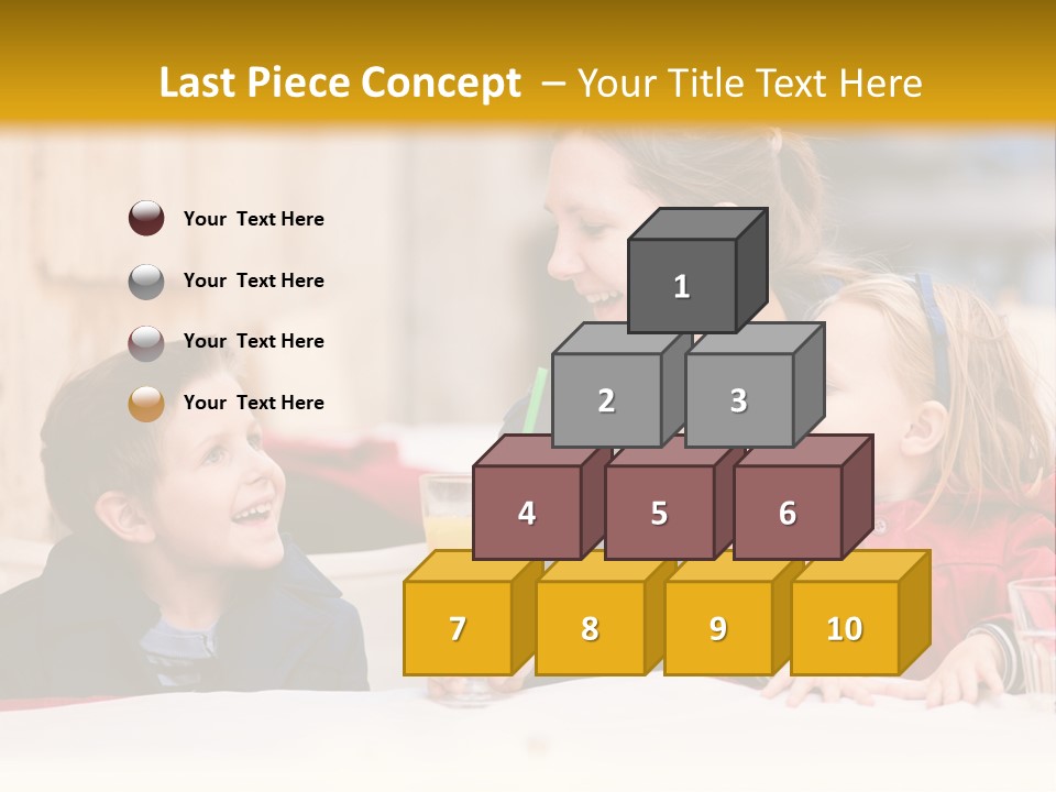 Three Autumn Mom PowerPoint Template