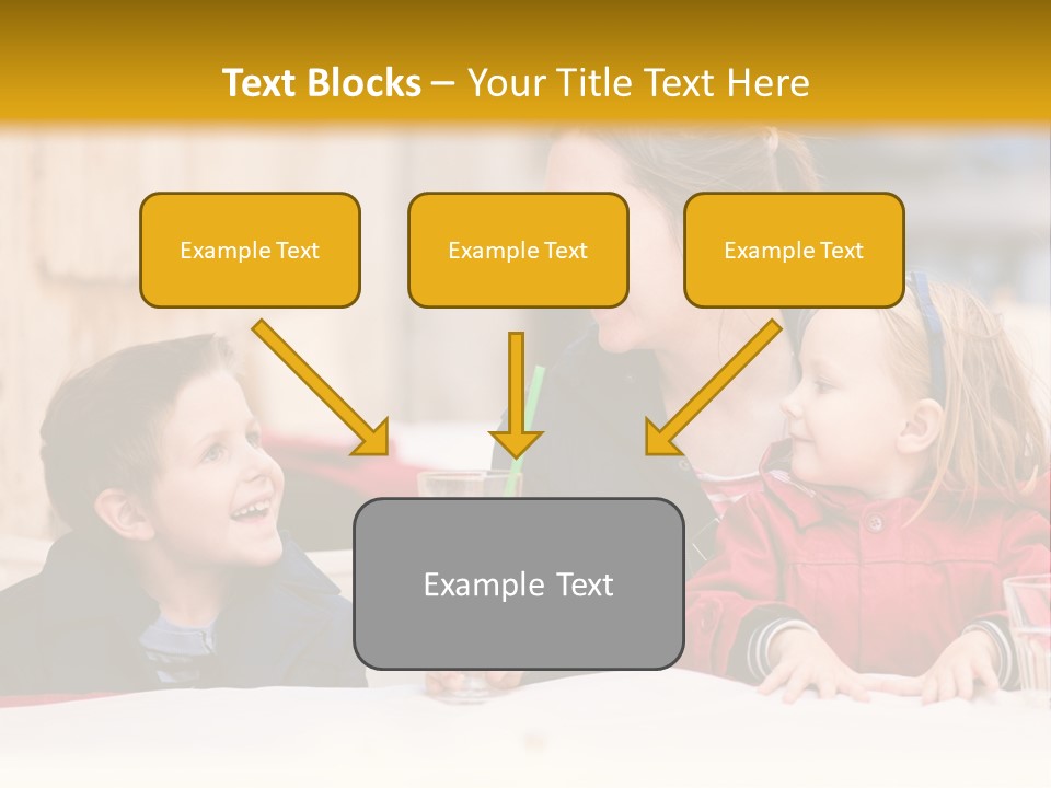 Three Autumn Mom PowerPoint Template