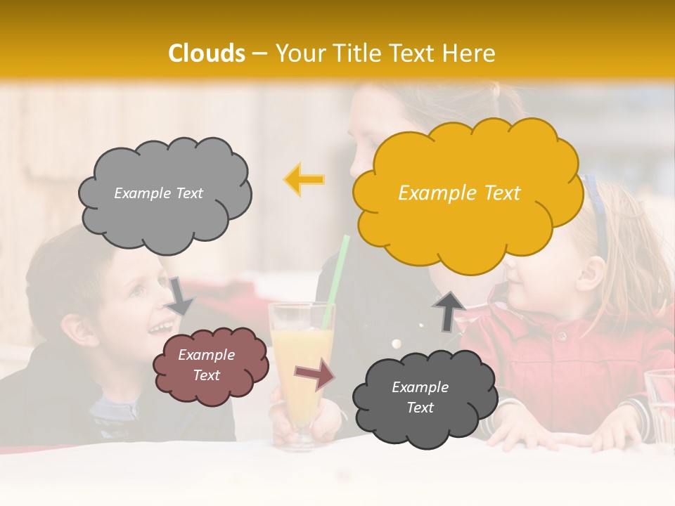 Three Autumn Mom PowerPoint Template