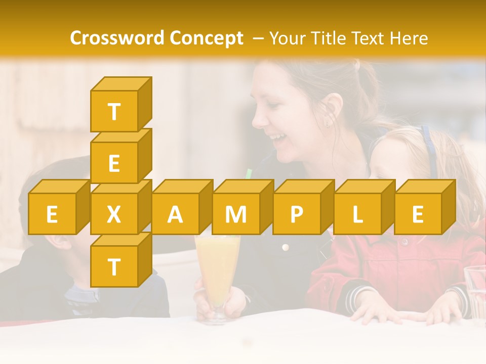 Three Autumn Mom PowerPoint Template