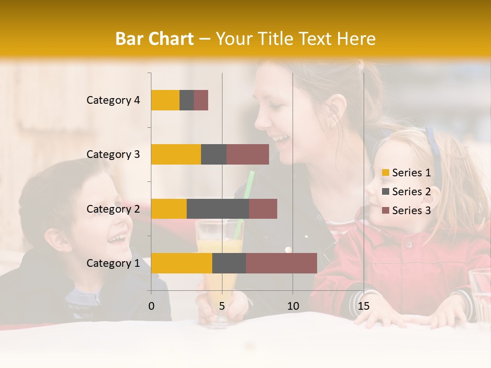 Three Autumn Mom PowerPoint Template