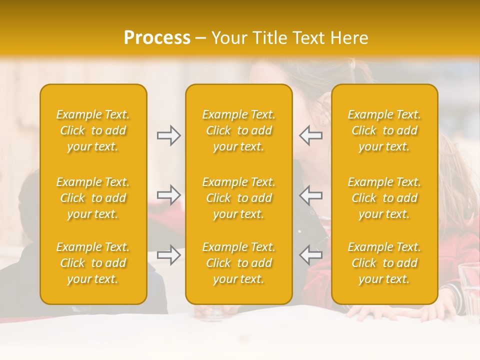 Three Autumn Mom PowerPoint Template
