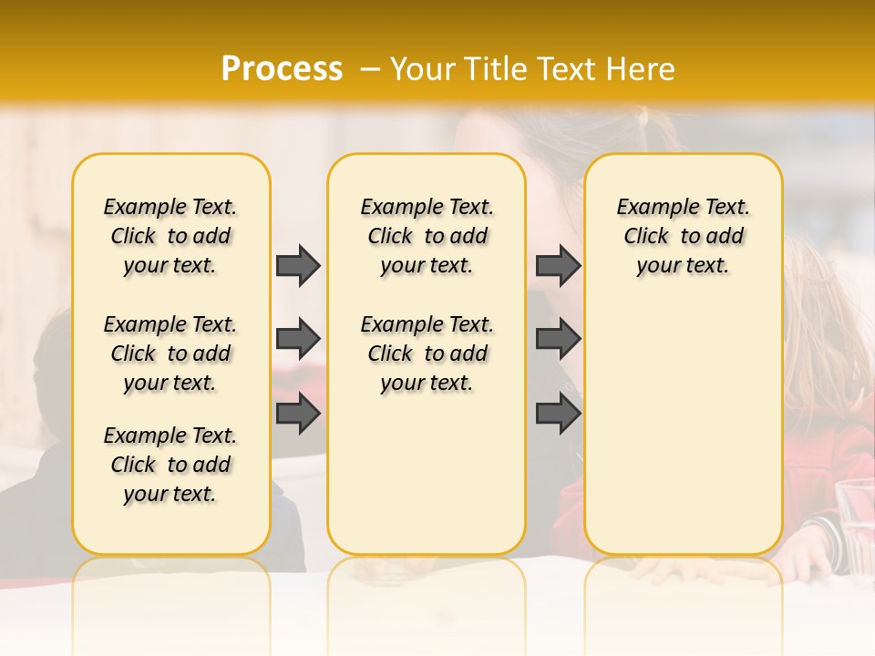 Three Autumn Mom PowerPoint Template