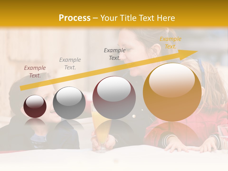 Three Autumn Mom PowerPoint Template