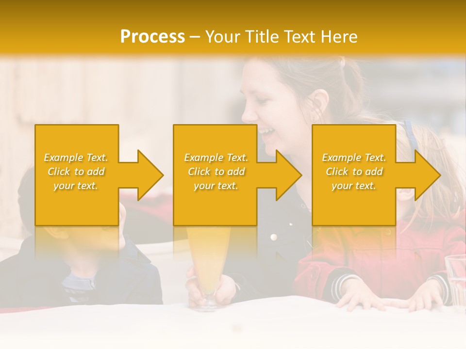 Three Autumn Mom PowerPoint Template