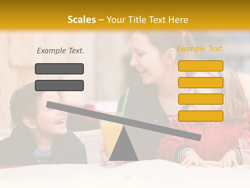 Three Autumn Mom PowerPoint Template