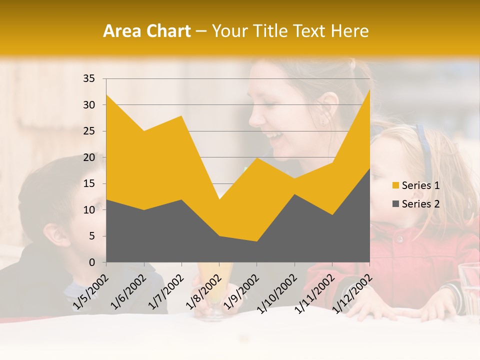 Three Autumn Mom PowerPoint Template