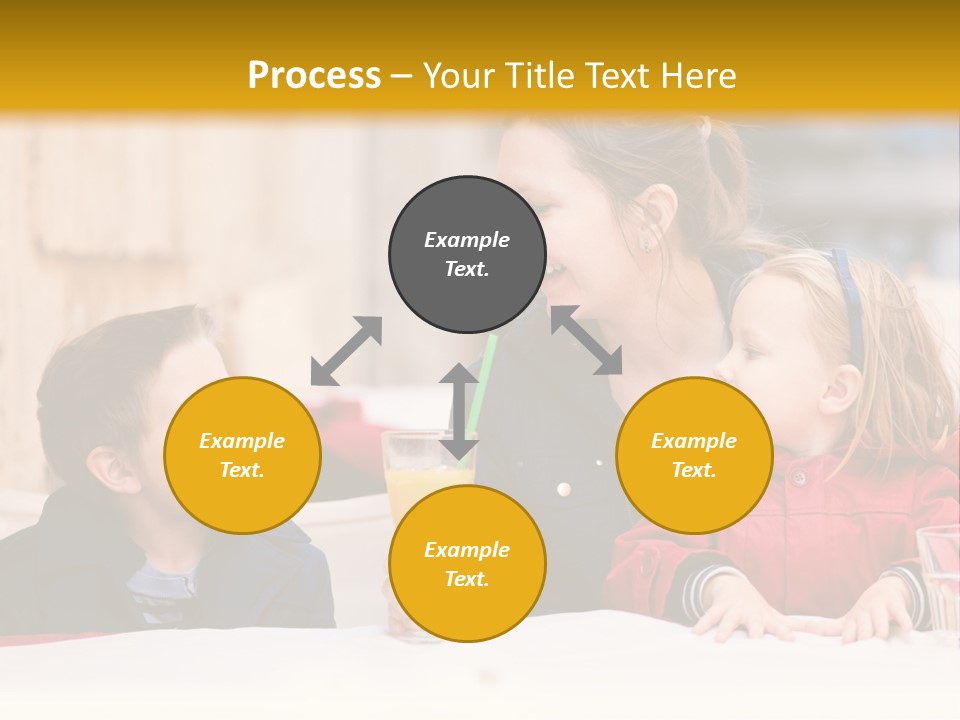 Three Autumn Mom PowerPoint Template