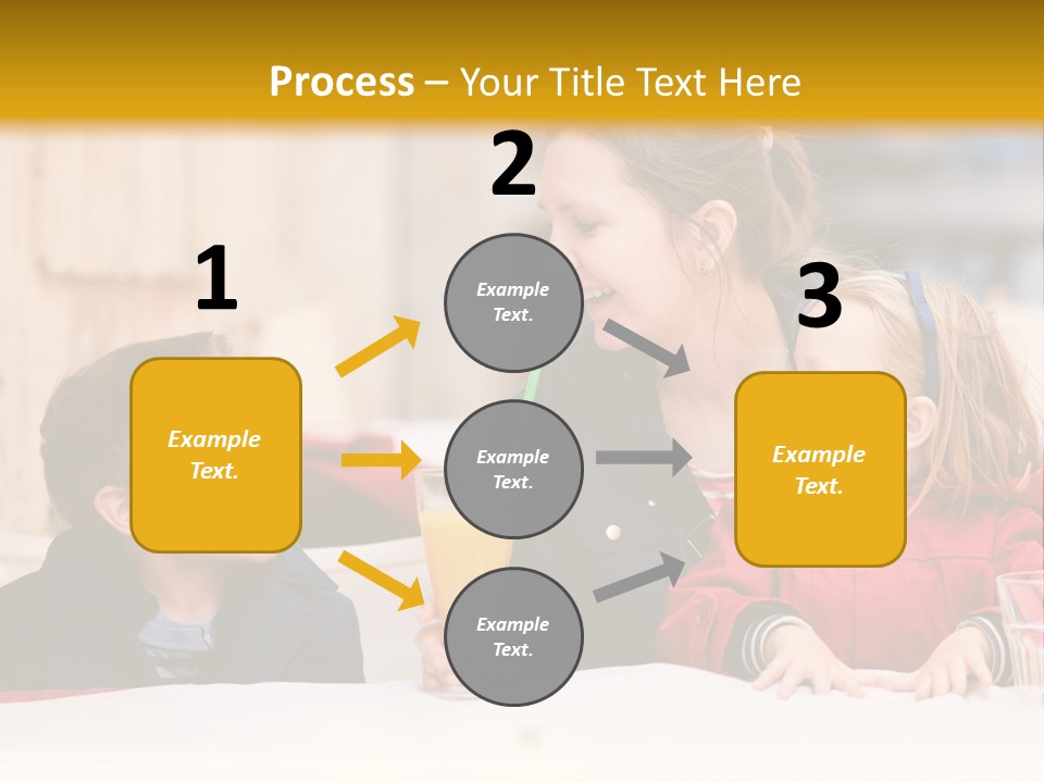 Three Autumn Mom PowerPoint Template