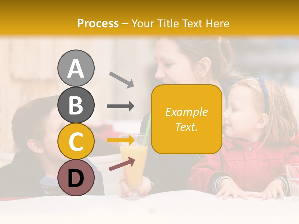 Three Autumn Mom PowerPoint Template