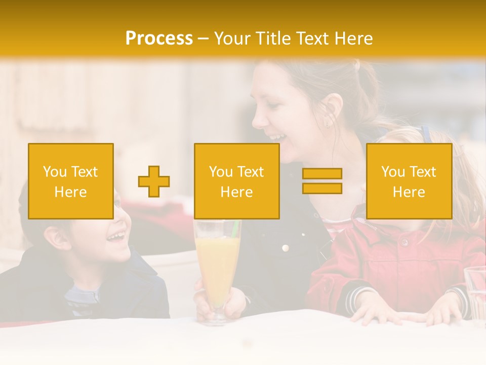 Three Autumn Mom PowerPoint Template