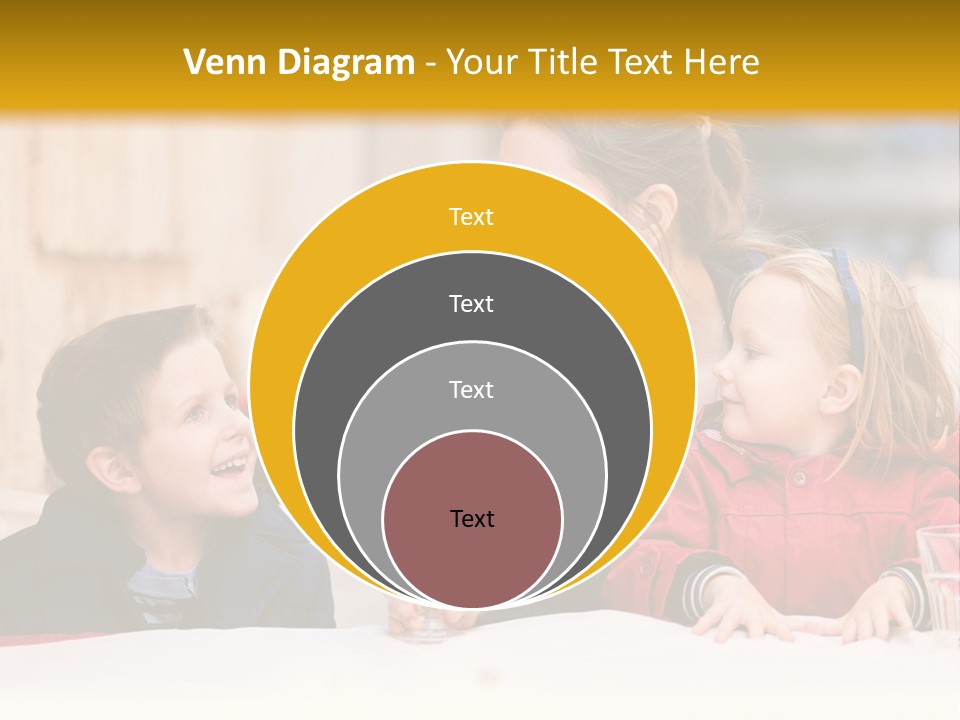 Three Autumn Mom PowerPoint Template