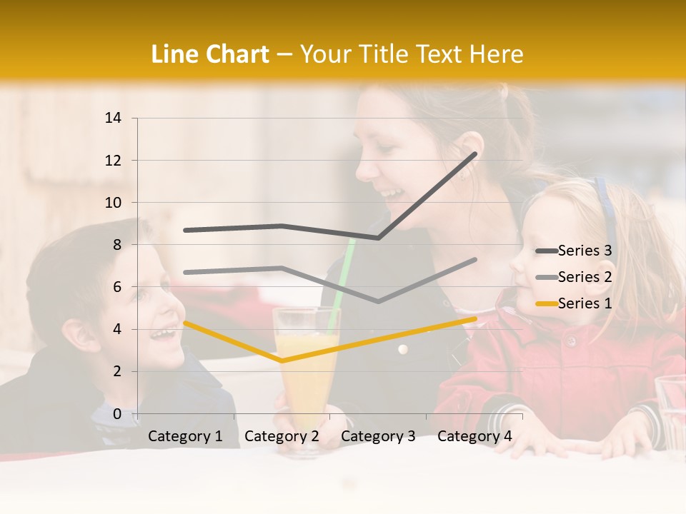 Three Autumn Mom PowerPoint Template