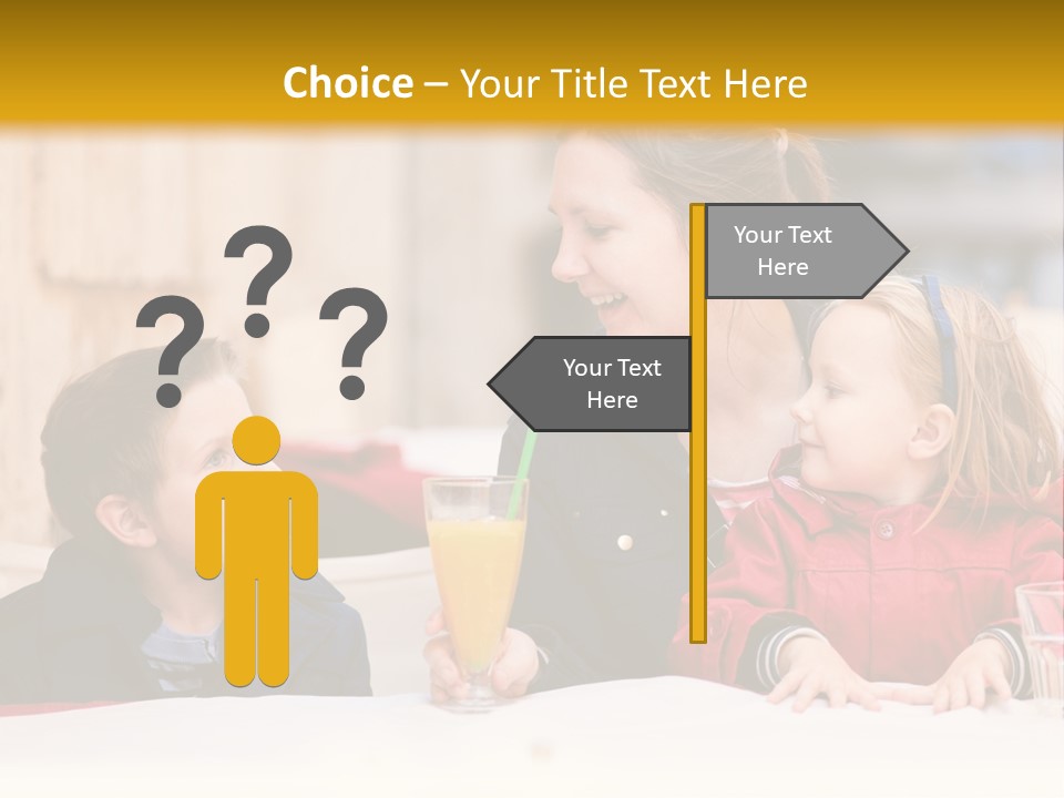 Three Autumn Mom PowerPoint Template