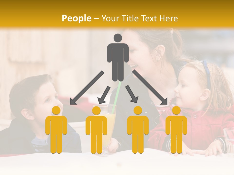 Three Autumn Mom PowerPoint Template