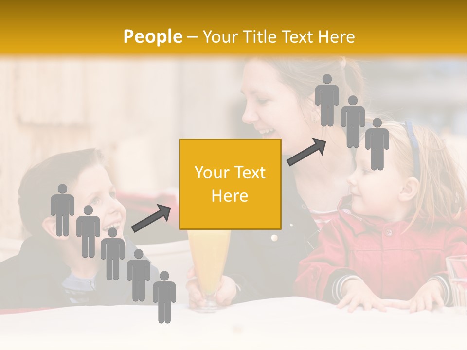 Three Autumn Mom PowerPoint Template