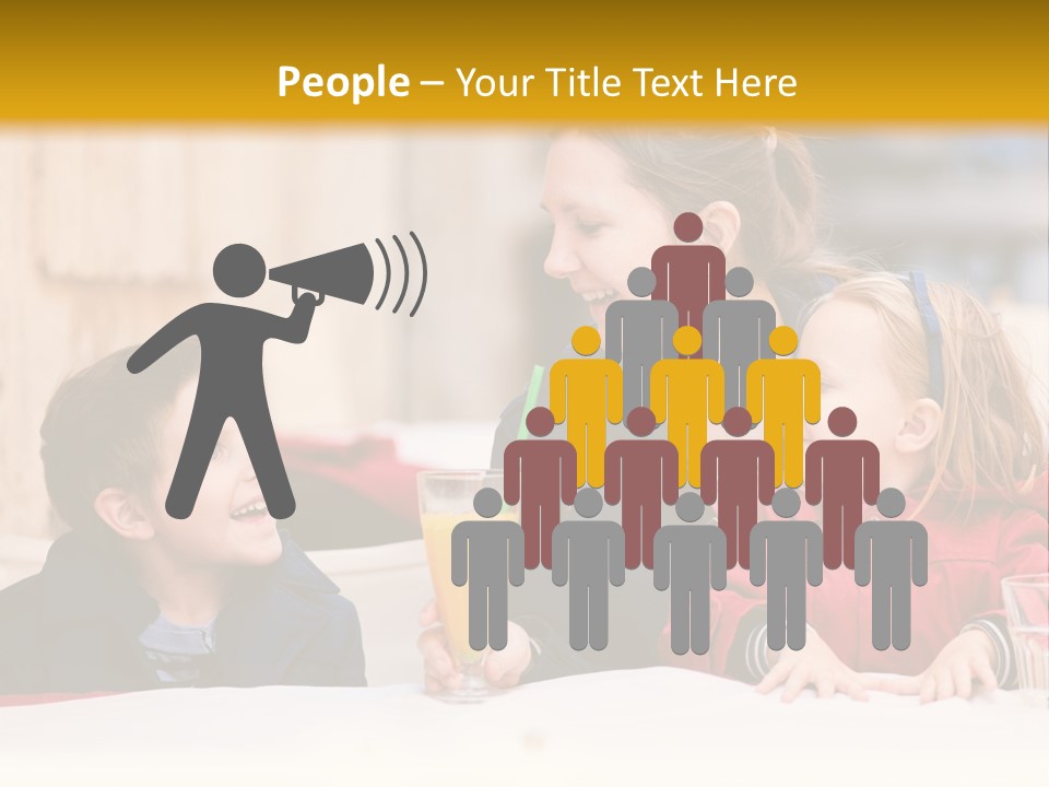 Three Autumn Mom PowerPoint Template