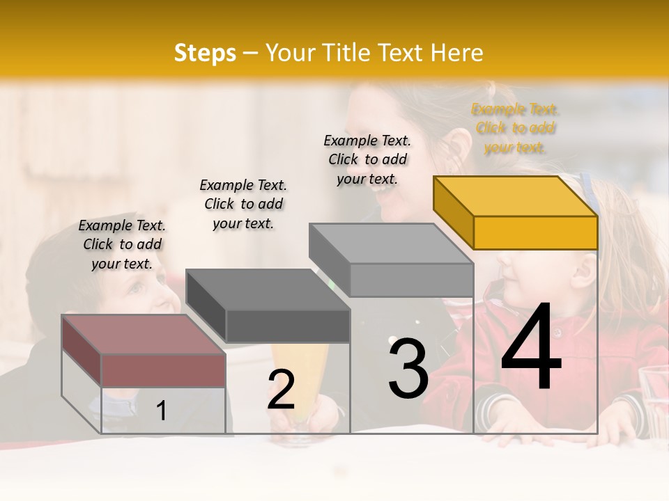 Three Autumn Mom PowerPoint Template