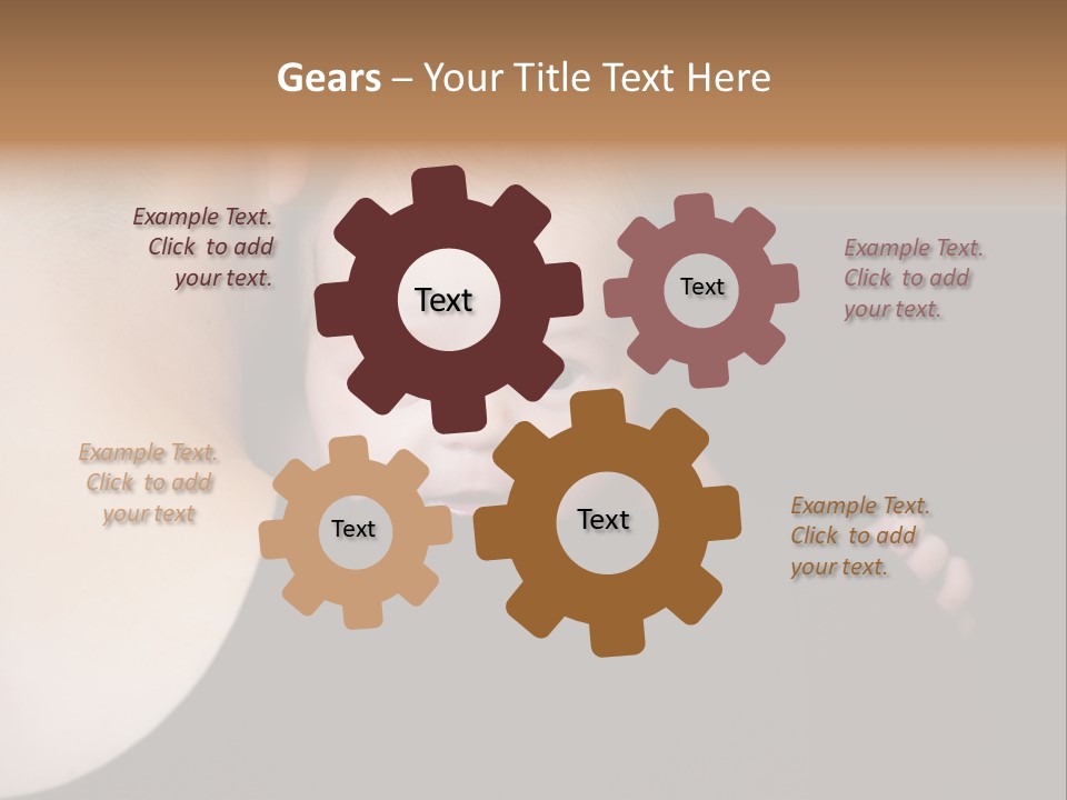 A Man Holding A Baby In His Arms PowerPoint Template