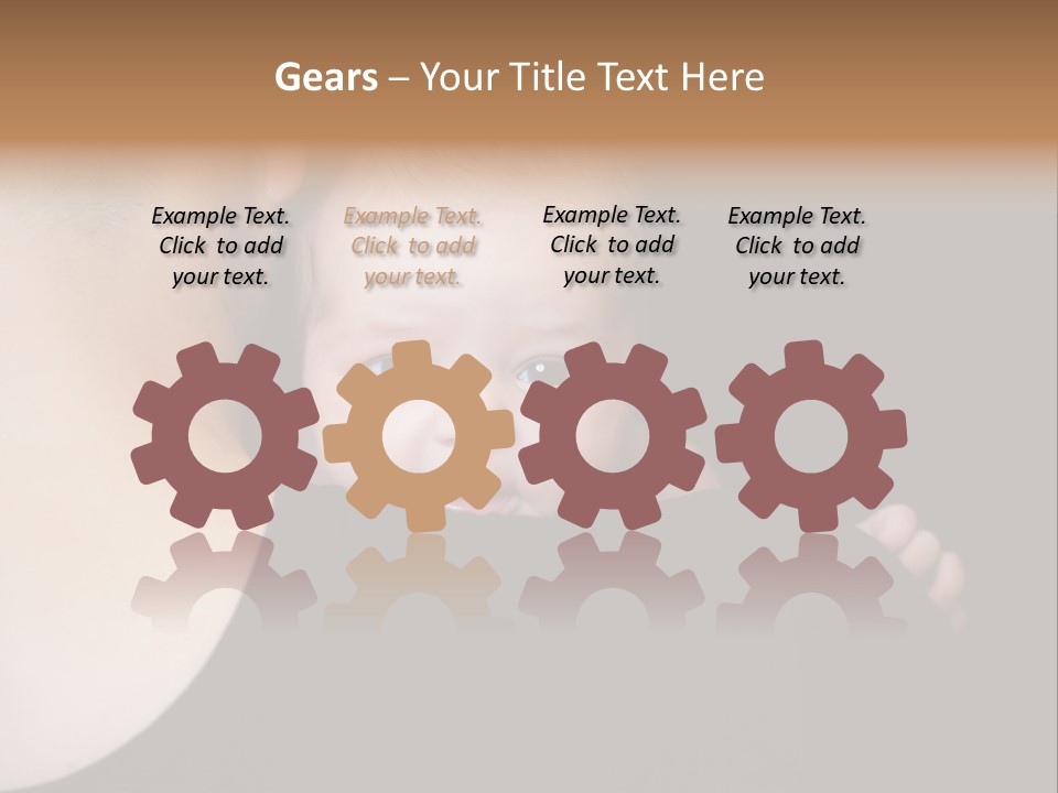 A Man Holding A Baby In His Arms PowerPoint Template