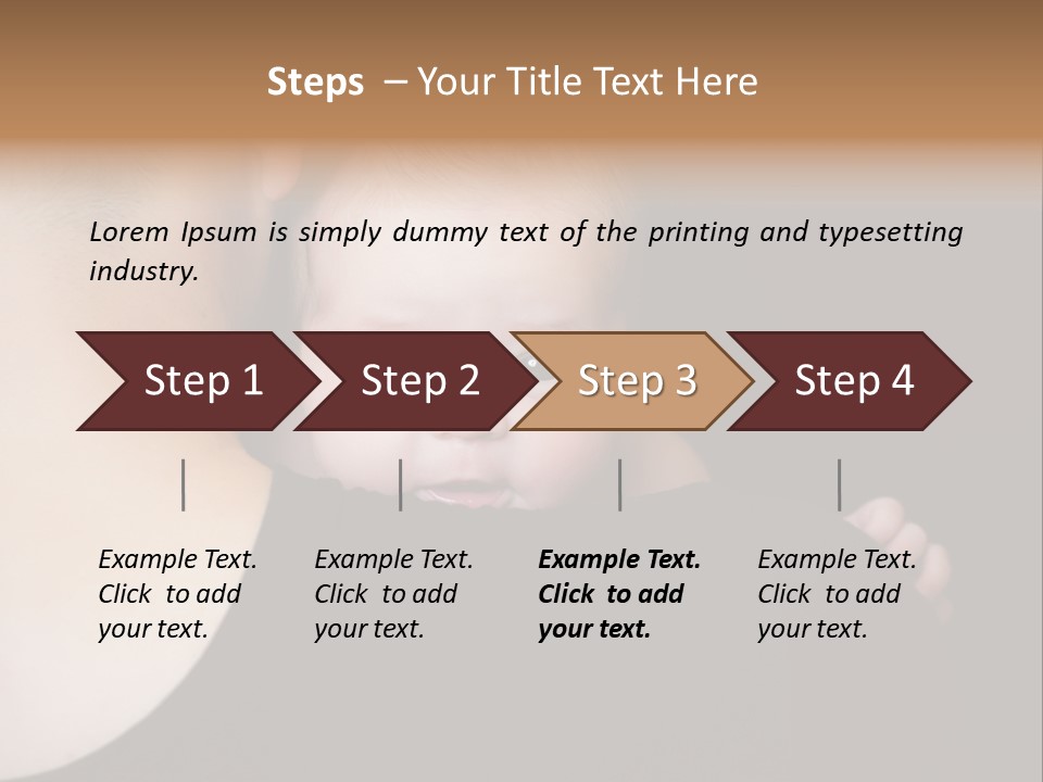 A Man Holding A Baby In His Arms PowerPoint Template