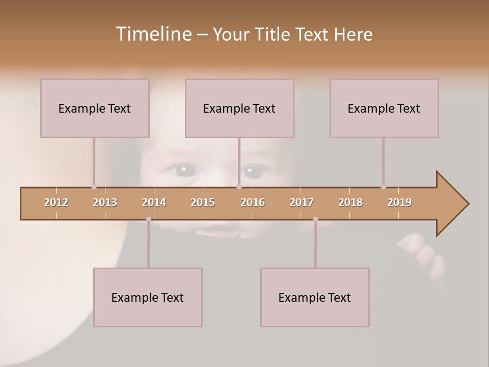 A Man Holding A Baby In His Arms PowerPoint Template