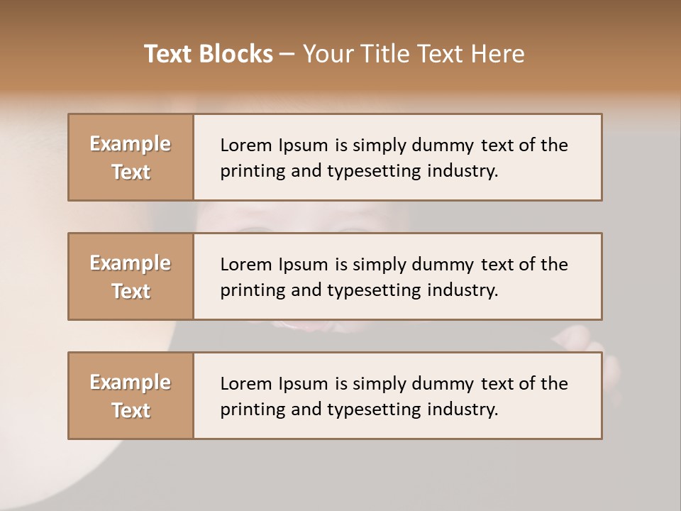 A Man Holding A Baby In His Arms PowerPoint Template