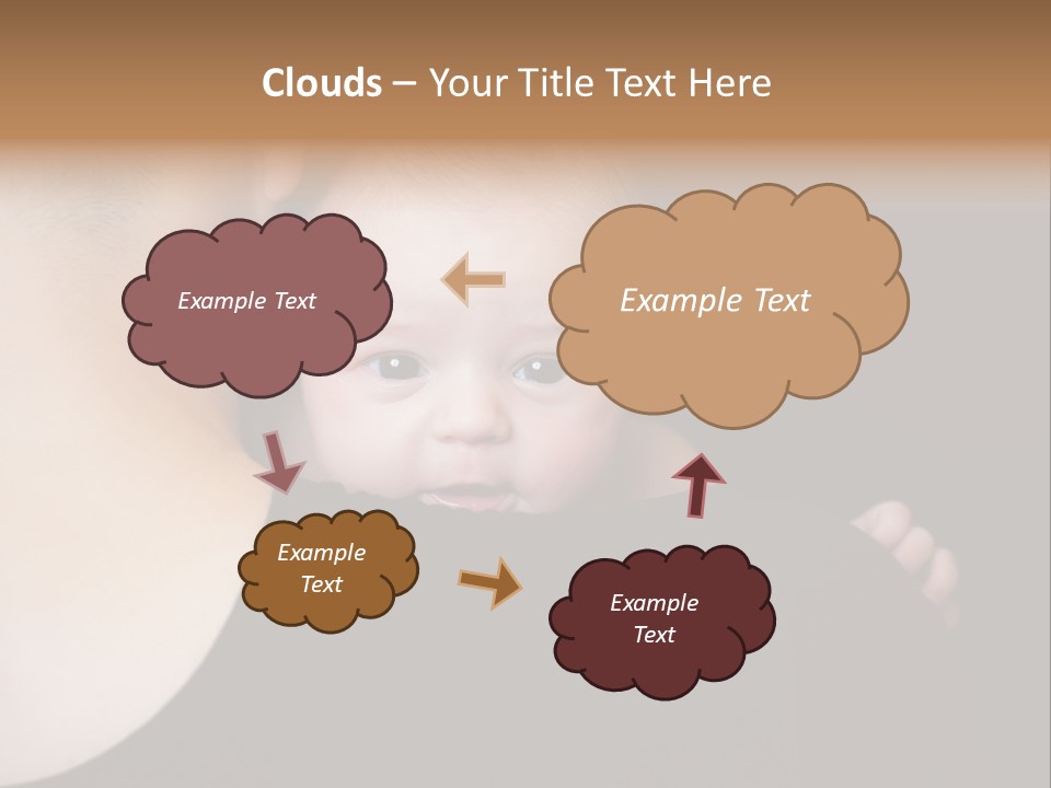 A Man Holding A Baby In His Arms PowerPoint Template