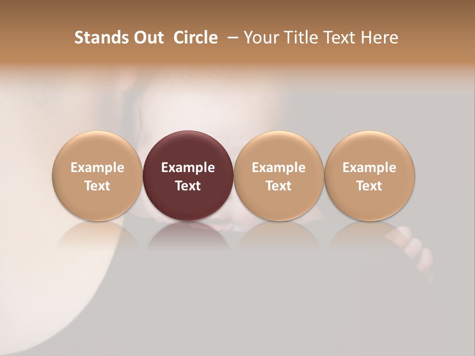 A Man Holding A Baby In His Arms PowerPoint Template