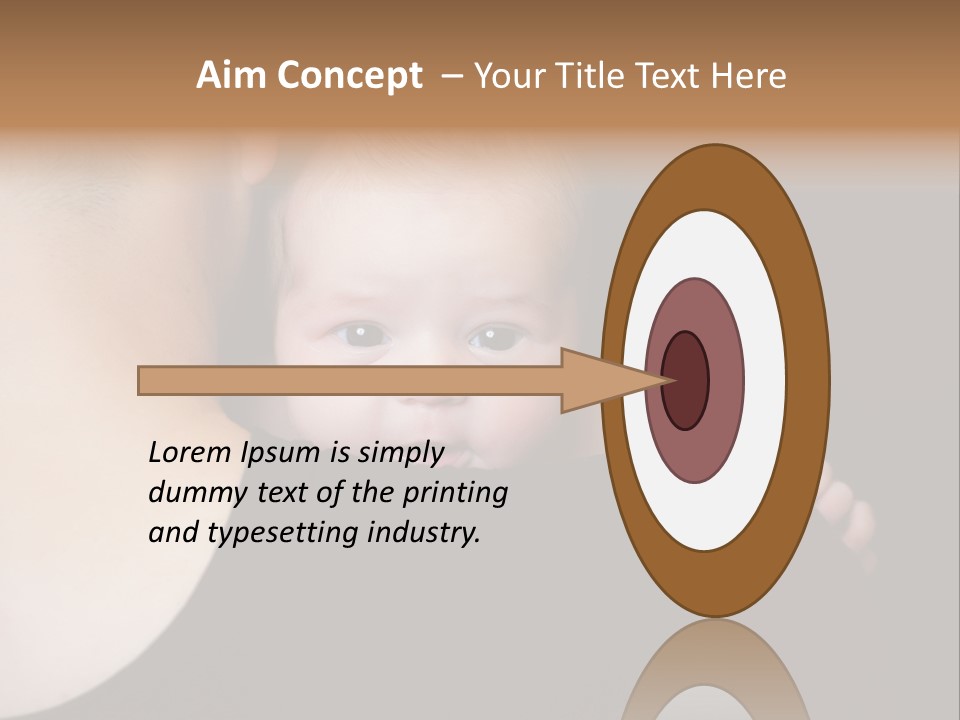 A Man Holding A Baby In His Arms PowerPoint Template