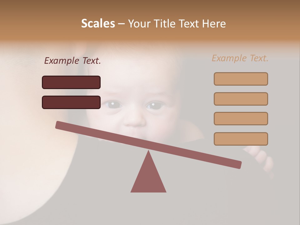 A Man Holding A Baby In His Arms PowerPoint Template