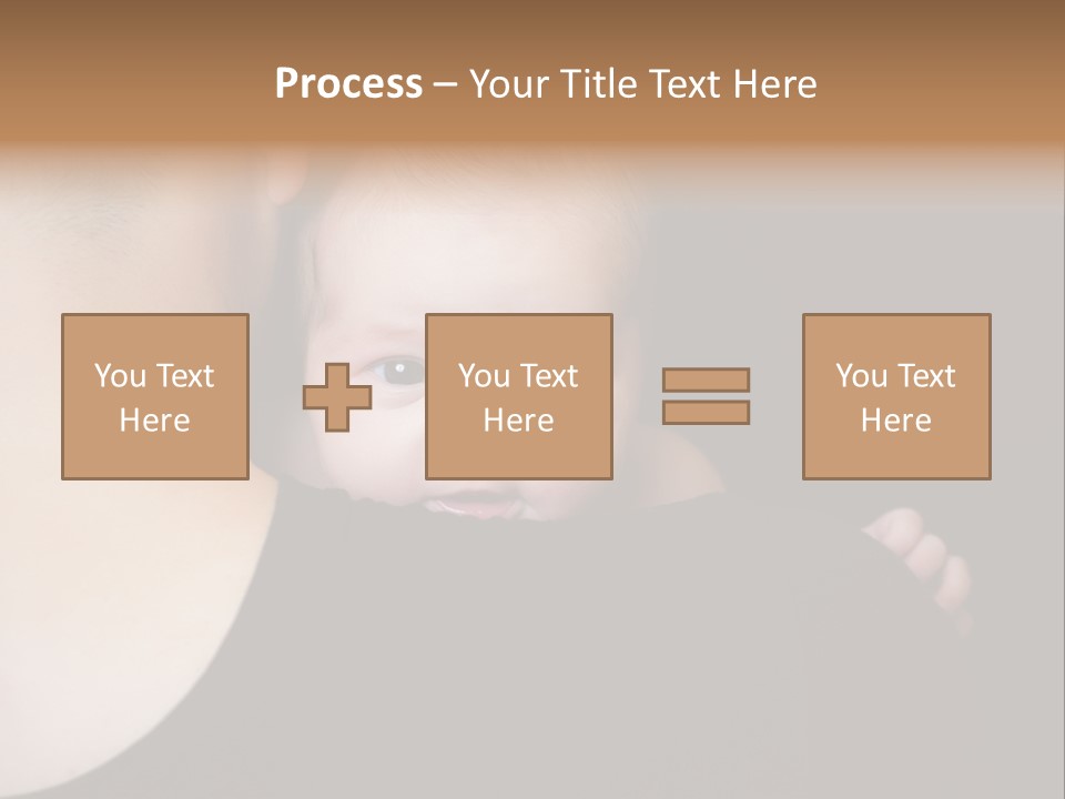 A Man Holding A Baby In His Arms PowerPoint Template