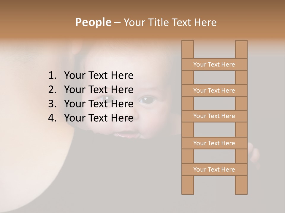 A Man Holding A Baby In His Arms PowerPoint Template