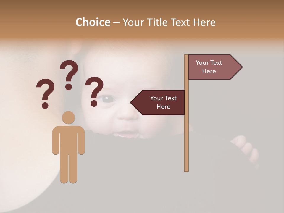 A Man Holding A Baby In His Arms PowerPoint Template