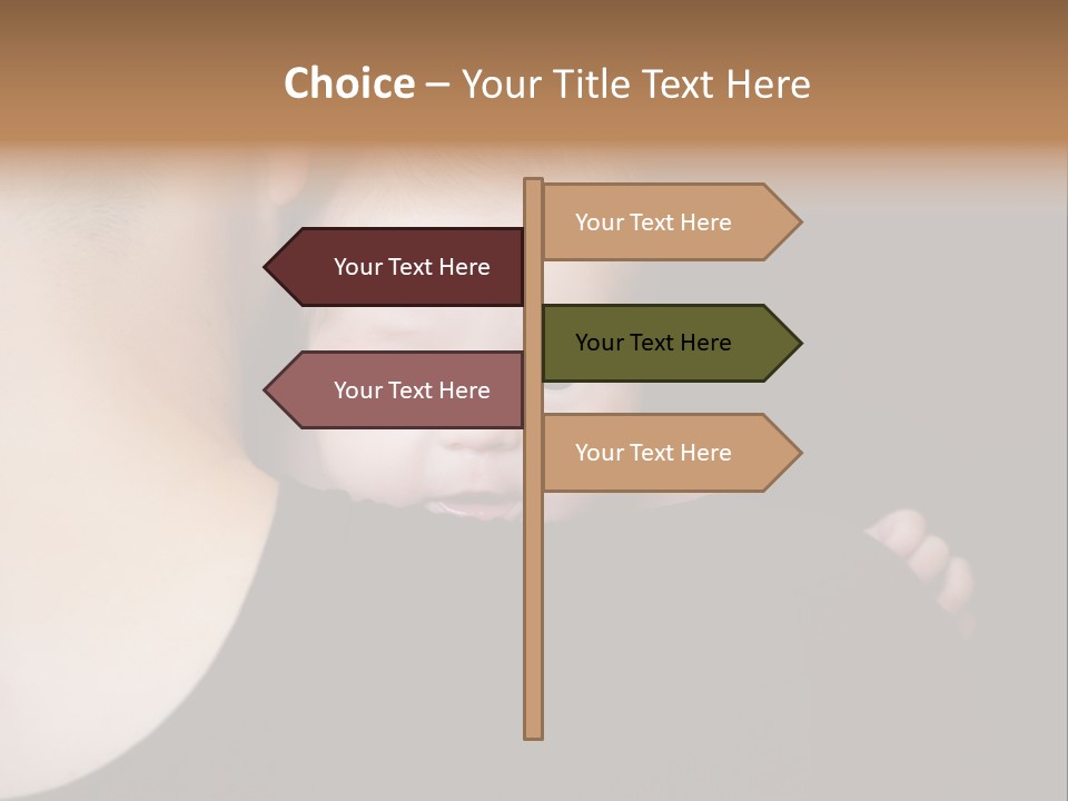 A Man Holding A Baby In His Arms PowerPoint Template