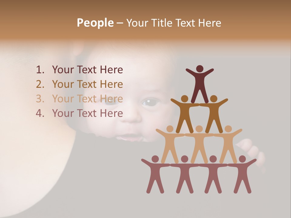 A Man Holding A Baby In His Arms PowerPoint Template