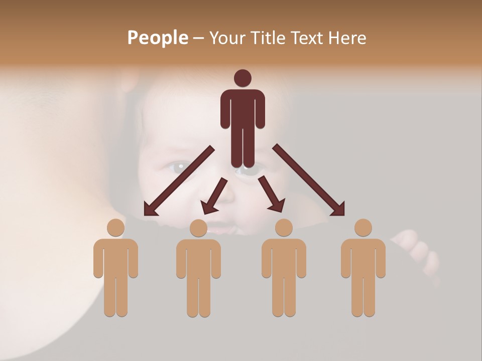 A Man Holding A Baby In His Arms PowerPoint Template