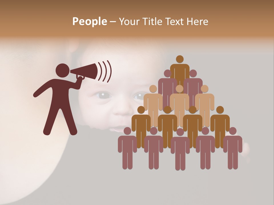 A Man Holding A Baby In His Arms PowerPoint Template