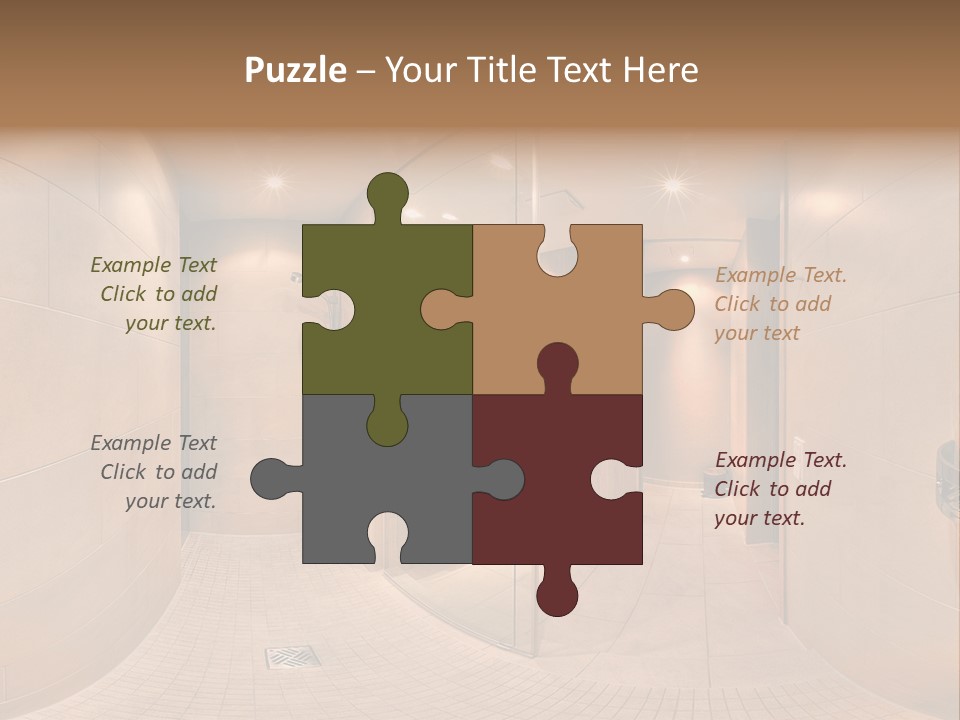 Looking People Idle PowerPoint Template