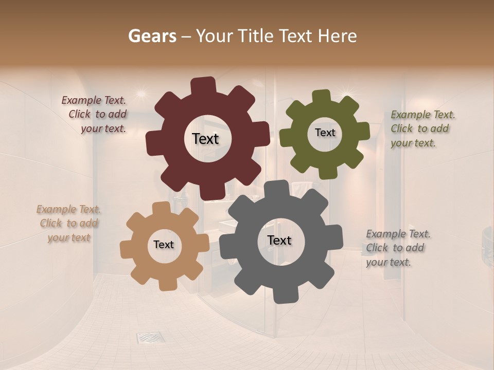 Looking People Idle PowerPoint Template