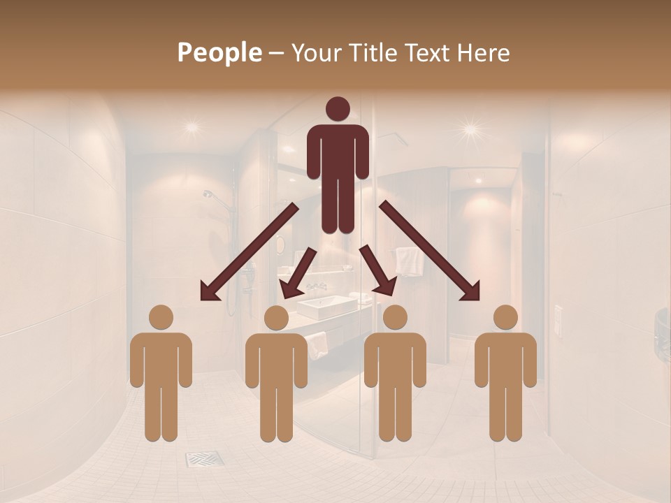 Looking People Idle PowerPoint Template