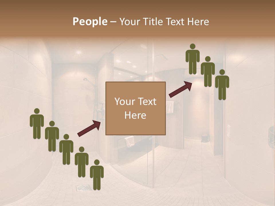 Looking People Idle PowerPoint Template