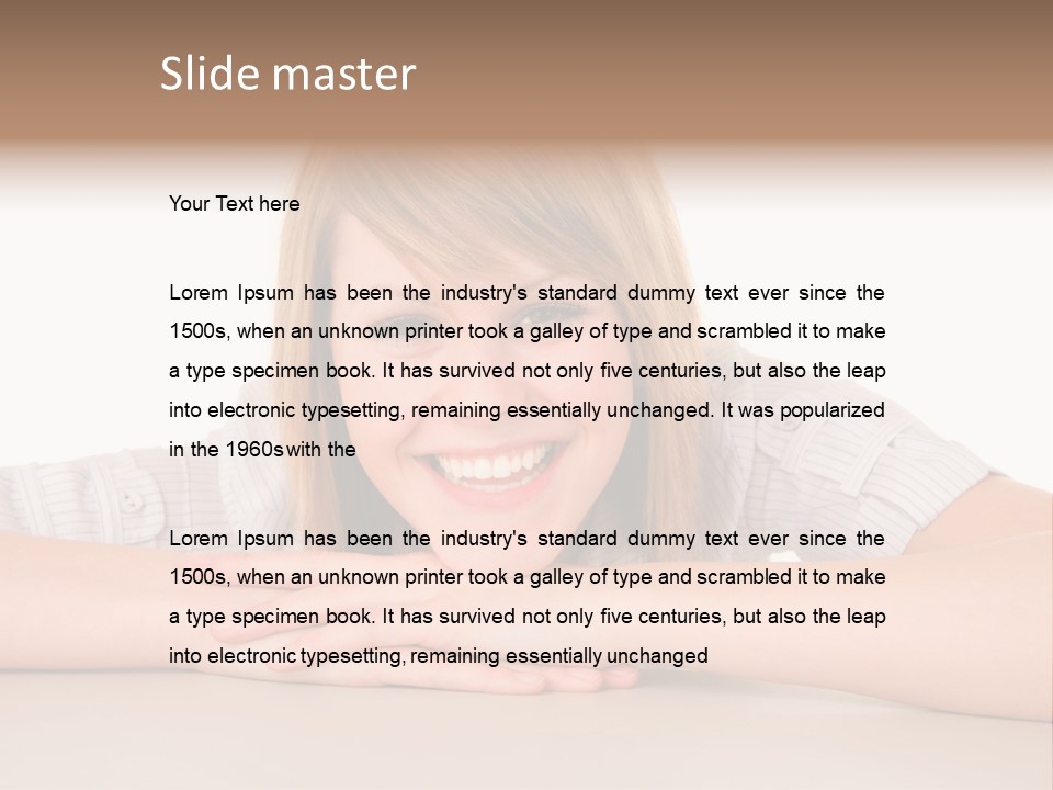 Looking People Idle PowerPoint Template