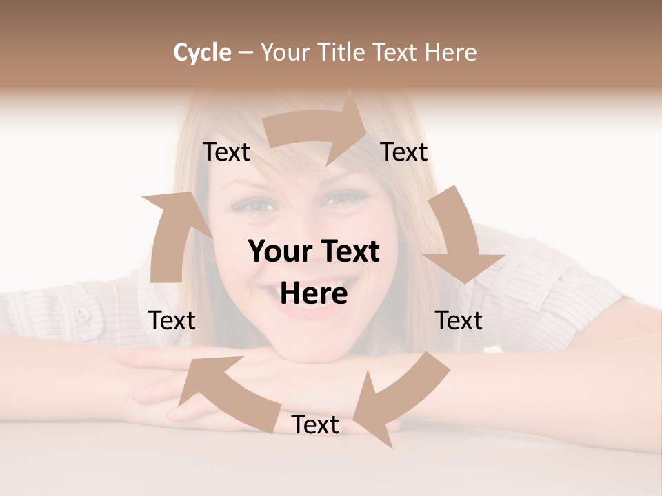 Looking People Idle PowerPoint Template